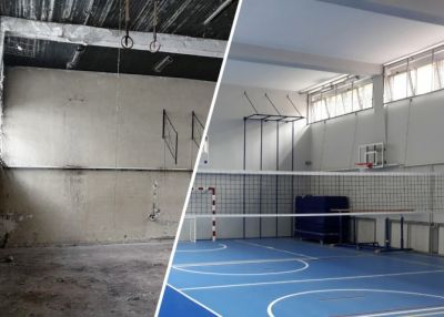 Sport hall in the Primary School "Branko Radičević" in Priboj renovated with the support of the EU