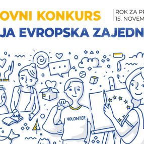 Otvoren likovni konkurs za kalendar EU PRO programa za 2020. godinu „Moja evropska zajednica“